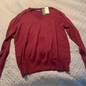 Polo Ralph Lauren Maroon Sweater Men’s medium